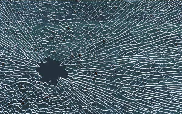 How should I do if any tempered glass broken?