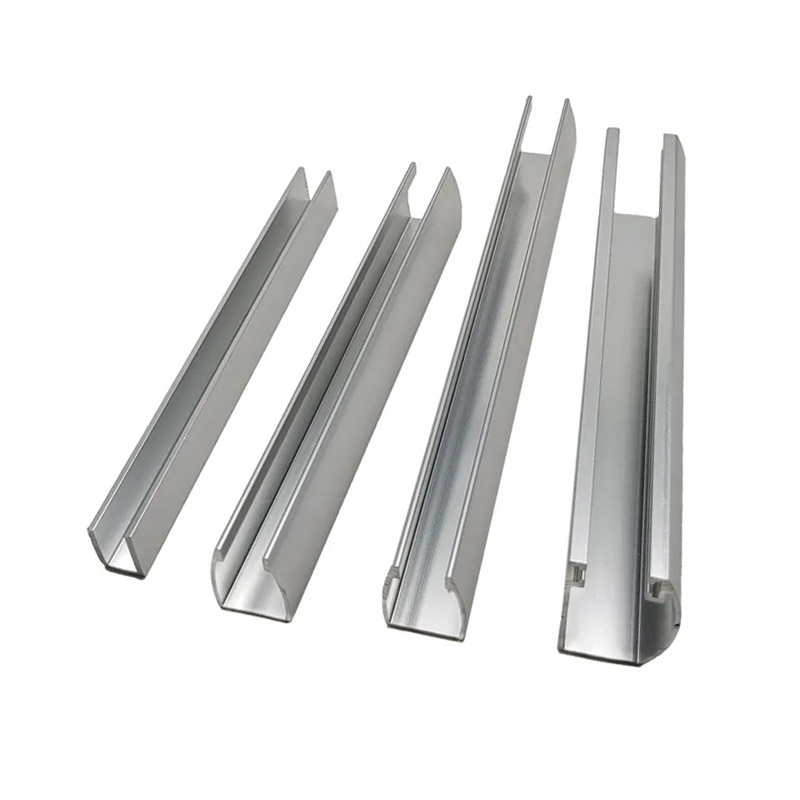 Shower Room Glass Door Frame U Channel Aluminum Profile