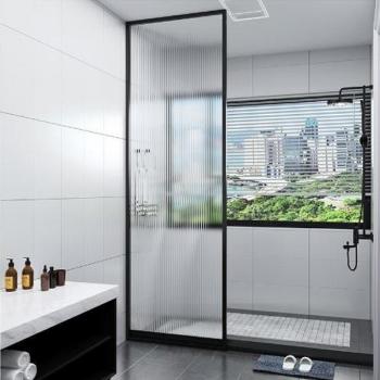 Patterned Shower Enclosure Bathrooms