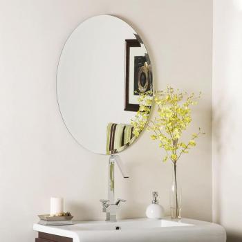 Framed Oval Mirror for Bathroom